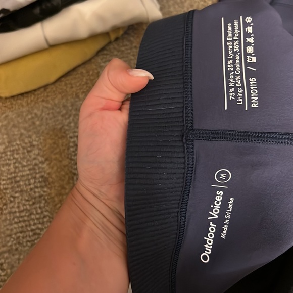 31. NWT Outdoor Voices Smooth 7/8 legging Dark Sky - Picture 5 of 5